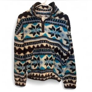 Aerie Cozy Sherpa Quarter-Zip Size Small